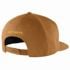 Carhartt Men's Firm Duck Flat Brim Cap in Carhartt Brown