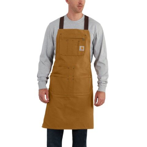 Carhartt Men's Firm Duck Apron in Carhartt Brown