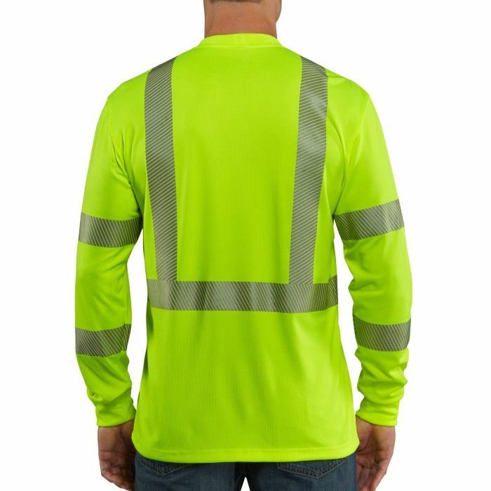 Carhartt Men's High-Visibility Long-Sleeve Class 3 T-Shirt