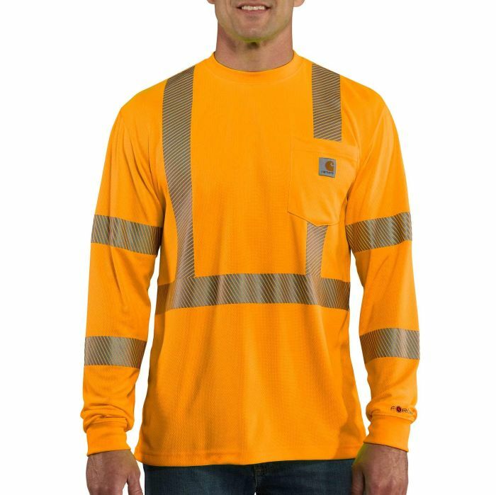Carhartt Men's High-Visibility Long-Sleeve Class 3 T-Shirt