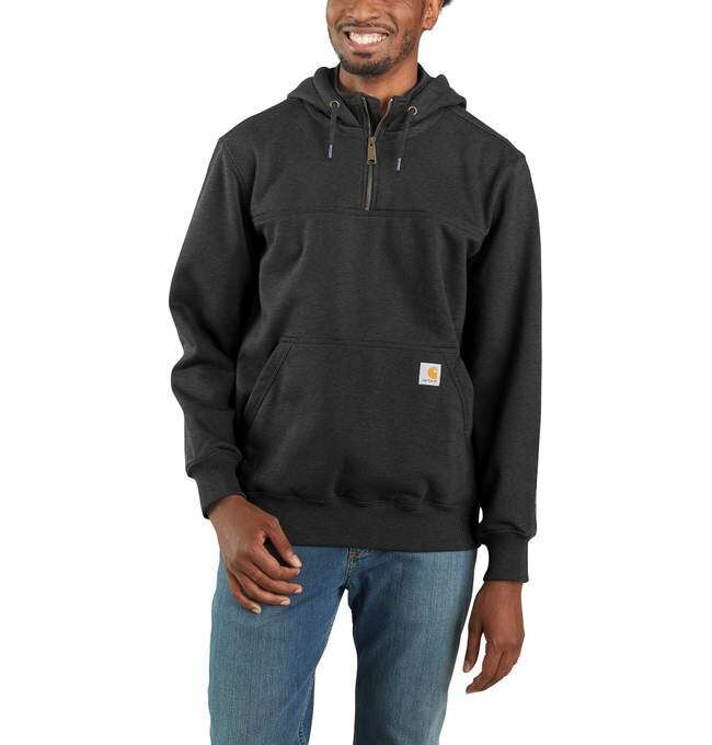 Carhartt Men's Rain Defender Loose Fit Heavyweight 1/4 Zip Hoodie
