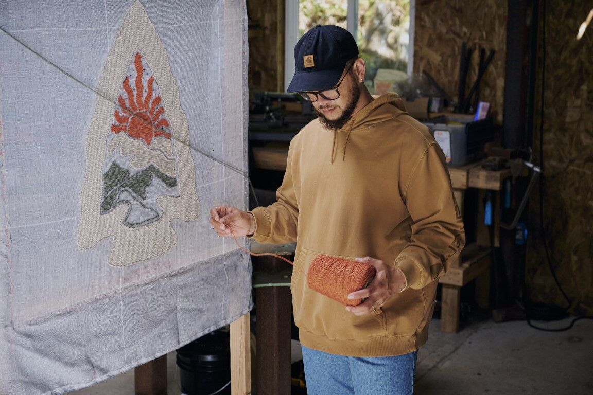 Carhartt Men's Rain Defender Loose Fit Heavyweight 1/4 Zip Hoodie