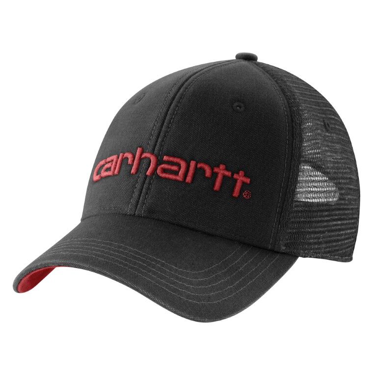 Carhartt Men's Canvas Mesh Back Logo Graphic Cap