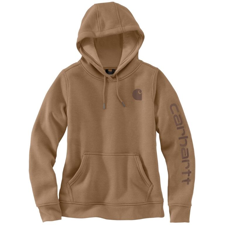 Carhartt Women's Relaxed Fit Midweight Logo Sleeve Graphic Sweatshirt