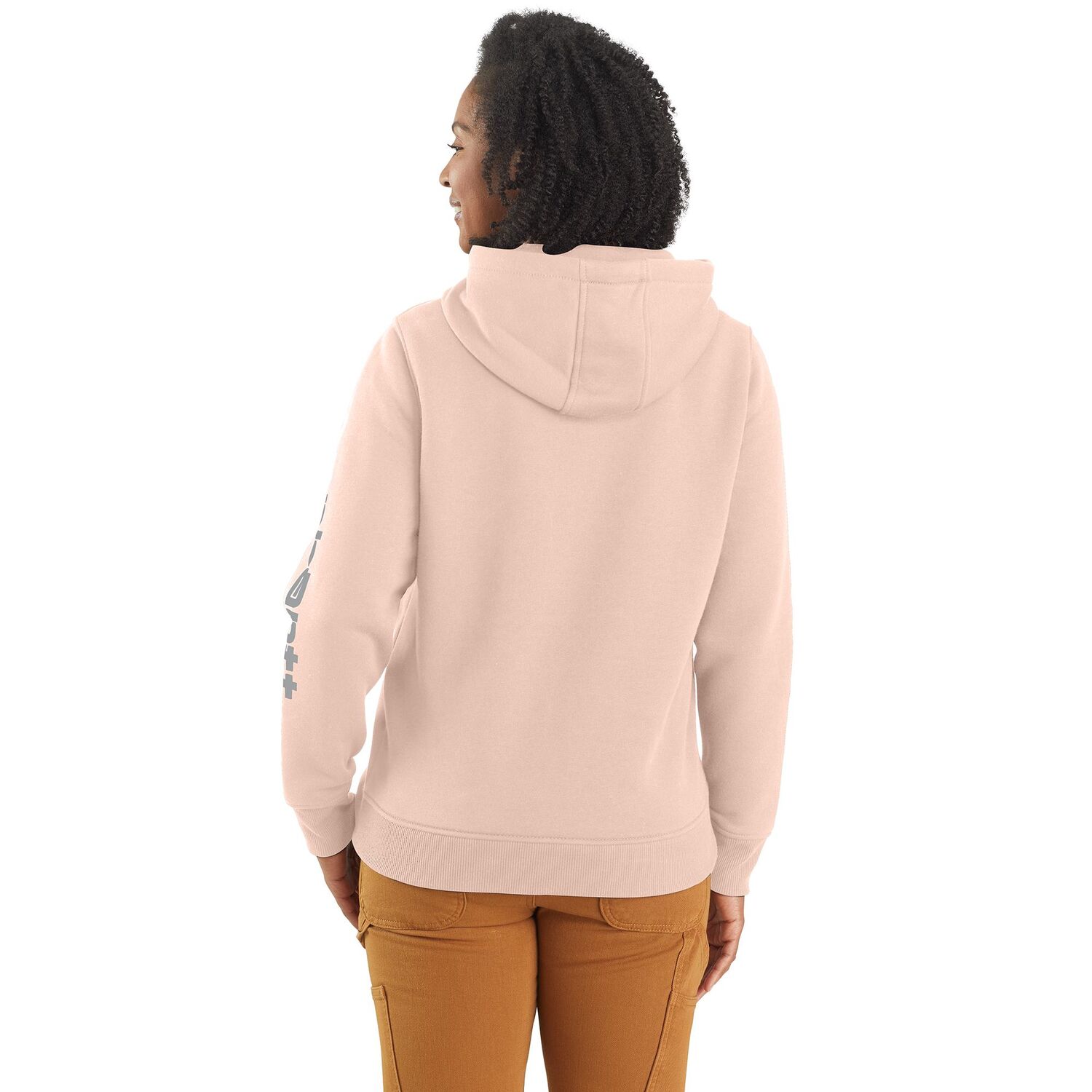Carhartt Women's Relaxed Fit Midweight Logo Sleeve Graphic Sweatshirt