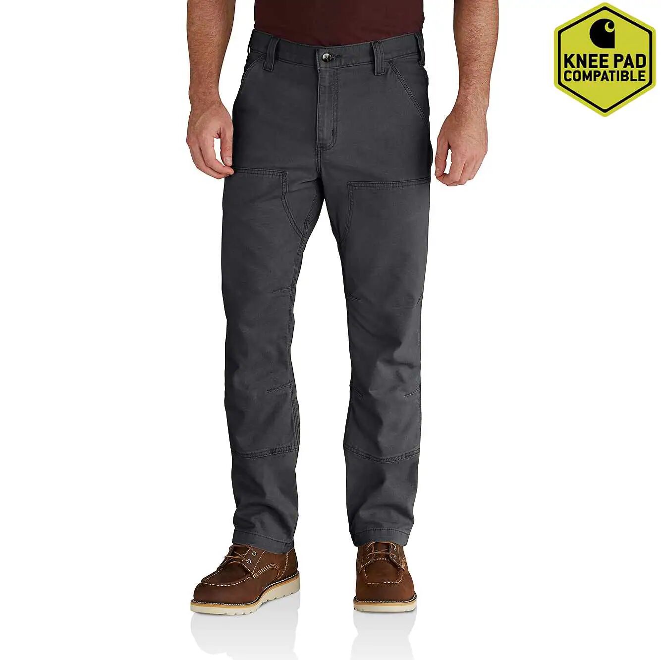 Carhartt Men's Relaxed Fit Rugged Flex Flex Canvas Utility Double-Knee Pant 