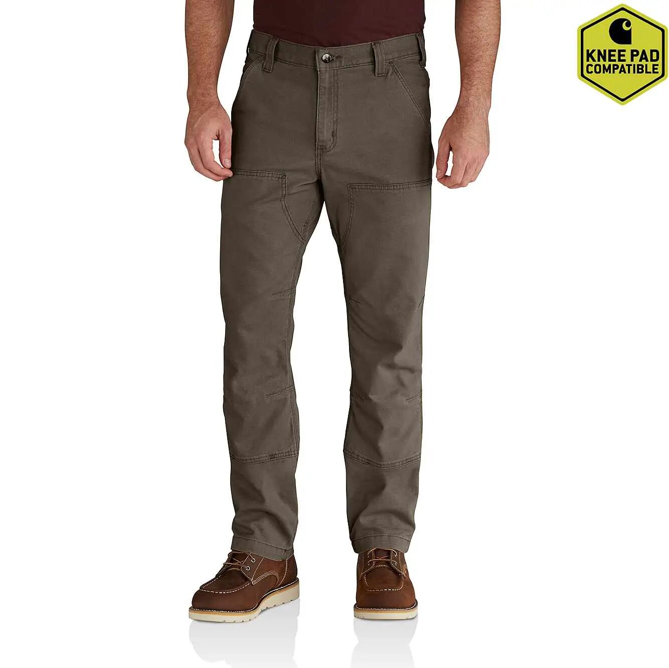 Carhartt Men's Relaxed Fit Rugged Flex Flex Canvas Utility Double-Knee Pant 
