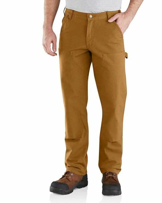 Carhartt Men's Relaxed Straight Rugged Flex Duck Double-Front Dungaree