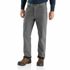 Carhartt Men's Rugged Flex Relaxed Fit Canvas Fleece Lined Utility Work Pant in Gravel