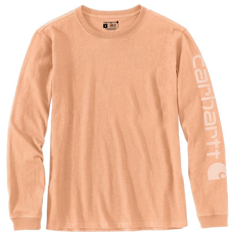Carhartt Women's Dearborn Loose Long Sleeve Logo T-Shirt