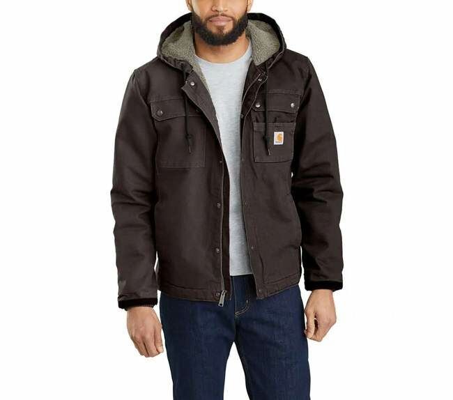 Carhartt Men's Sherpa-Lined Relaxed Fit Utility Jacket