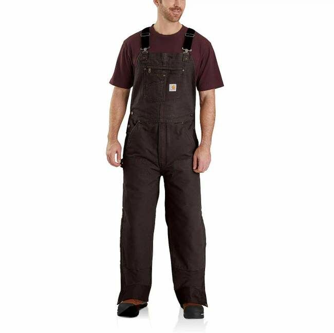 Carhartt Men's Loose Fit Duck Insulated Bib Overall