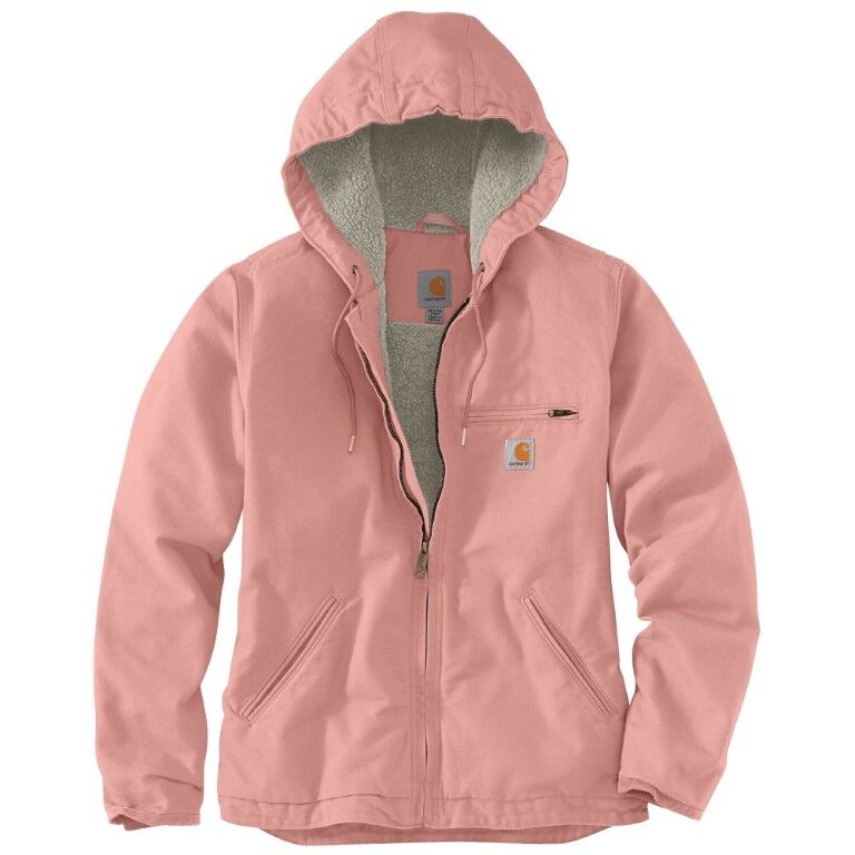 Carhartt Women's Loose Fit Washed Duck Sherpa Lined Jacket