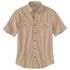 Carhartt Men's Loose Fit Midweight Chambray Short Sleeve Shirt in Dark Tan Chambray