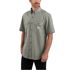 Carhartt Men's Loose Fit Midweight Chambray Short Sleeve Shirt in Dusty Olive Chambray
