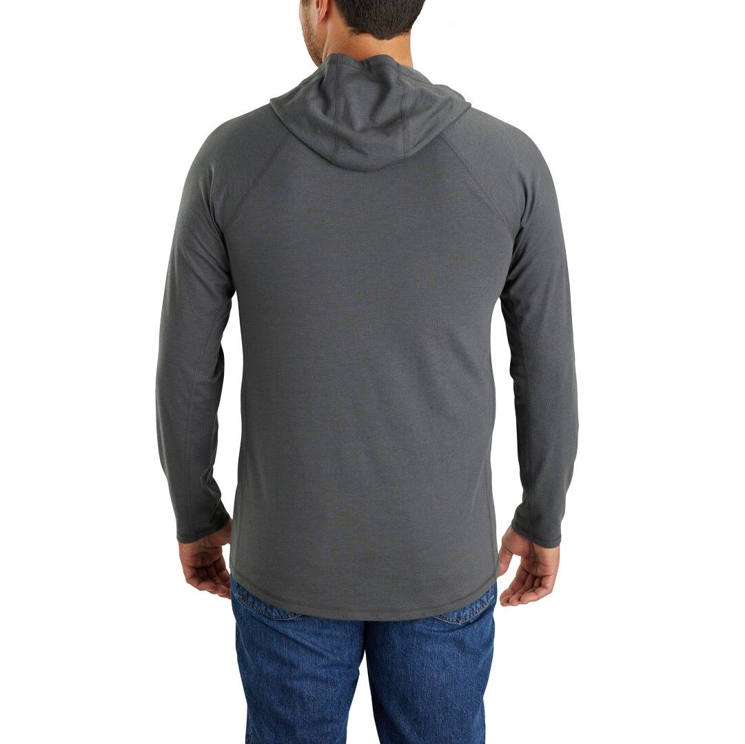 Carhartt Men's Force Relaxed Fit Long Sleeve Logo Graphic Hooded T-Shirt