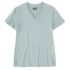 Carhartt Women's Tencel Fiber Series Relaxed Fit Short Sleeve V-Neck T-Shirt in Dew Drop