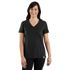 Carhartt Women's Tencel Fiber Series Relaxed Fit Short Sleeve V-Neck T-Shirt in Black