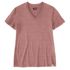 Carhartt Women's Tencel Fiber Series Relaxed Fit Short Sleeve V-Neck T-Shirt in Rose Tint Slub