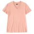 Carhartt Women's Tencel Fiber Series Relaxed Fit Short Sleeve V-Neck T-Shirt in Tropical Peach