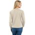 Carhartt Women's Tencel Fiber Series Loose Fit Long Sleeve Crewneck Pocket T-Shirt in Oat Milk