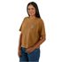 Carhartt Women's Tencel Fiber Series Loose Fit Short Sleeve Crewneck T-Shirt in Brown