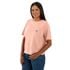 Carhartt Women's Tencel Fiber Series Loose Fit Short Sleeve Crewneck T-Shirt in Tropical Peach