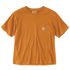 Carhartt Women's Tencel Fiber Series Loose Fit Short Sleeve Crewneck T-Shirt in Hazy Sunshine