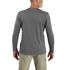 Carhartt Men's Force Sun Defender Lightweight Long Sleeve Logo Graphic T-Shirt in Steel