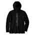 Carhartt Men's Force Sun Defender Lightweight Long Sleeve Hooded Logo Graphic T-Shirt in Black