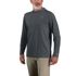 Carhartt Men's Force Sun Defender™ Lightweight Long-Sleeve Hooded Logo Graphic T-Shirt in Steel