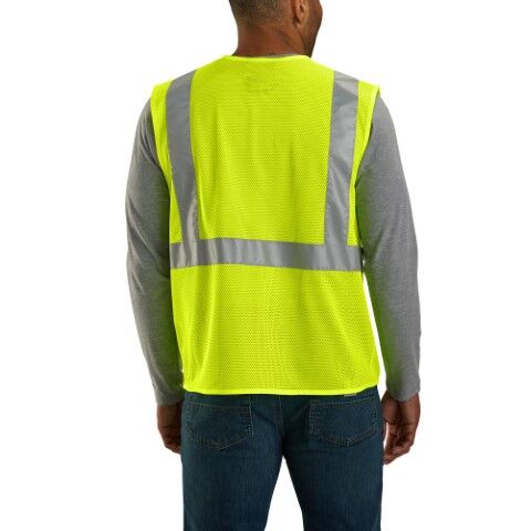 Carhartt Men's High Visibility Mesh Multi Pocket Class 2 Vest