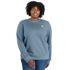 Carhartt Women's Tencel Fiber Series Relaxed Fit French Terry Crewneck Sweatshirt in Thundercloud