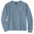 Carhartt Women's Tencel Fiber Series Relaxed Fit French Terry Crewneck Sweatshirt in Thundercloud