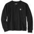 Carhartt Women's Tencel Fiber Series Relaxed Fit French Terry Crewneck Sweatshirt in Black