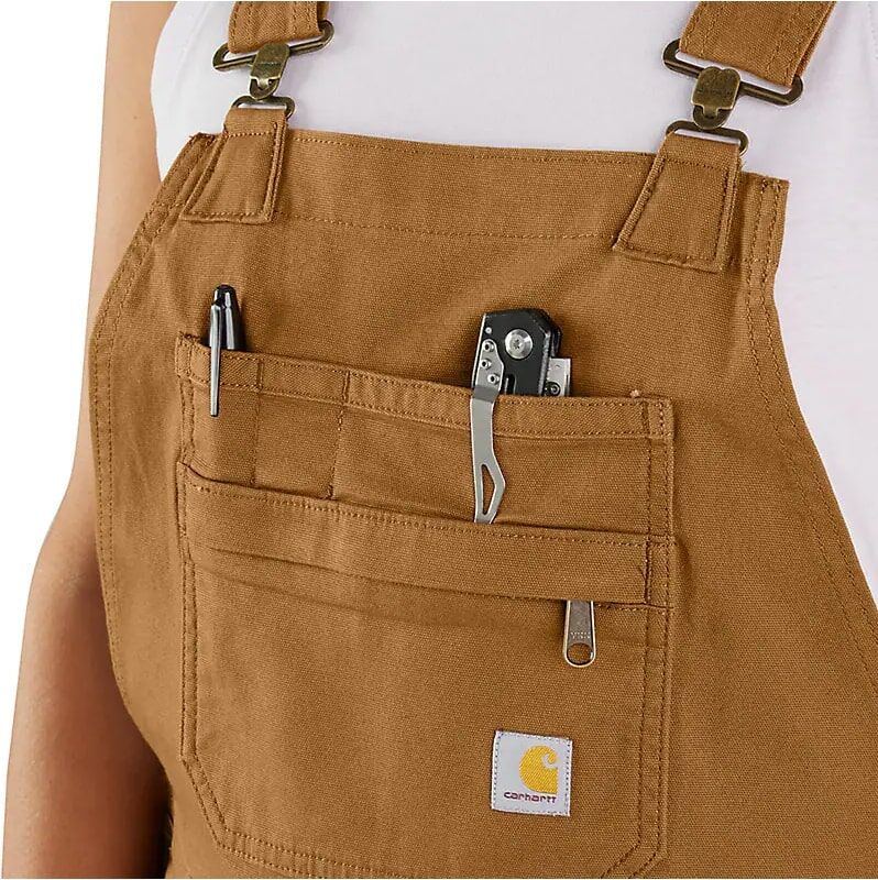 Carhartt Women's Rugged Flex Relaxed Fit Canvas Shortall