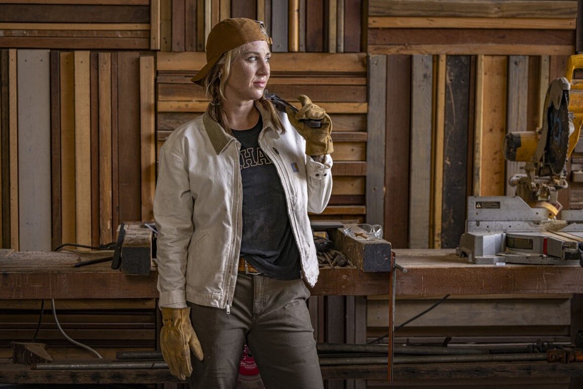 Carhartt Women's Rugged Flex Loose Fit Canvas Detroit Jacket