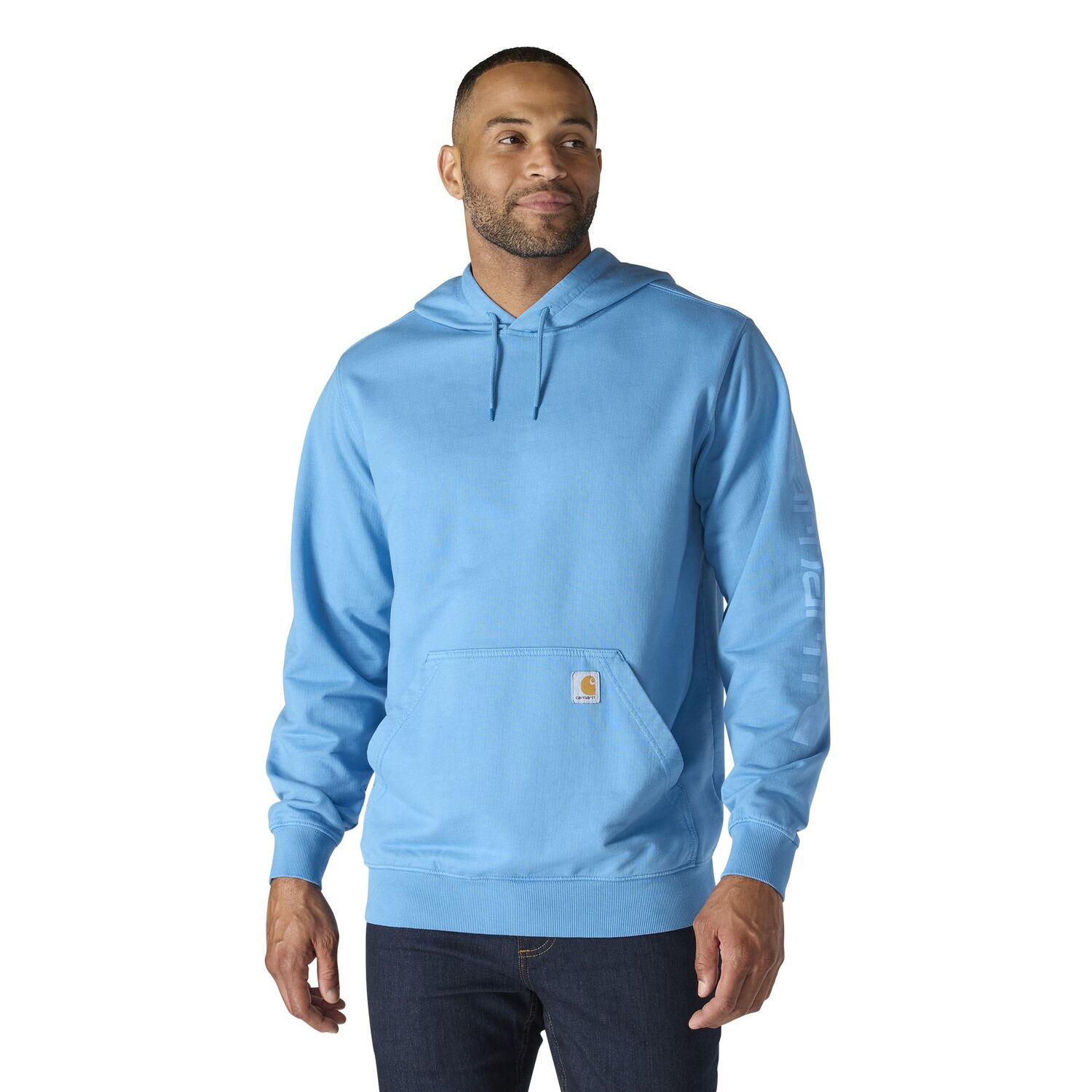 Carhartt Men's Re-Engineered Relaxed Fit Midweight Garment Dyed French Terry Graphic Sweatshirt