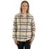 Carhartt Women's Tencel Fiber Series Relaxed Fit Long Sleeve Flannel Shirt in Oat Milk