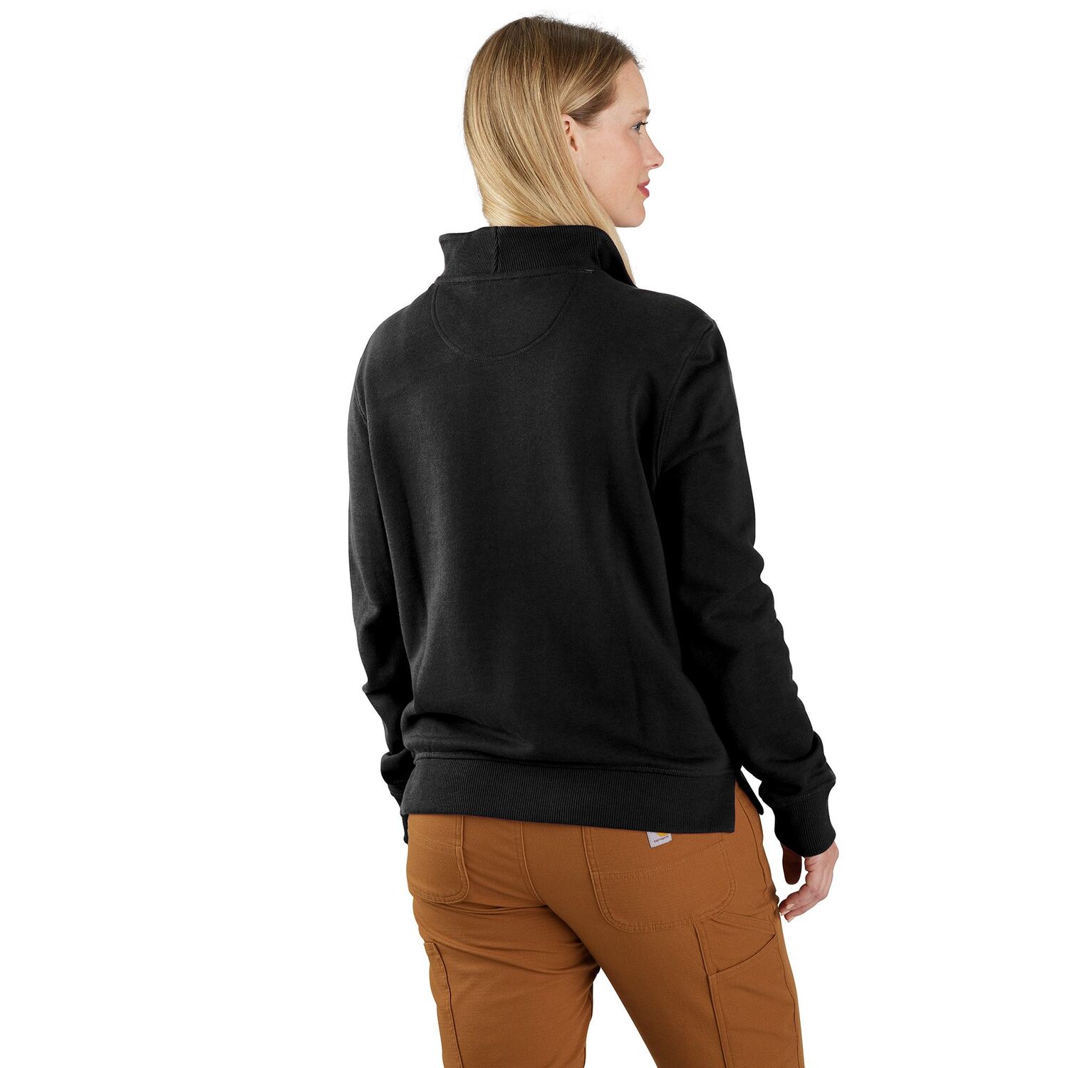 Carhartt Women's TENCEL Fiber Series Relaxed Fit 1/2 Zip Sweatshirt