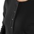 Carhartt Women's TENCEL Fiber Series Relaxed Fit Long Sleeve Ribbed Henley Shirt in Black