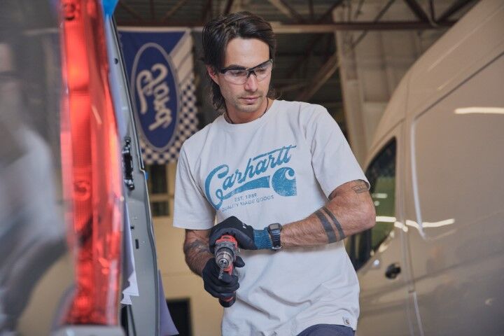 Carhartt Men's Relaxed Fit Lightweight Short Sleeve Script Graphic T-Shirt