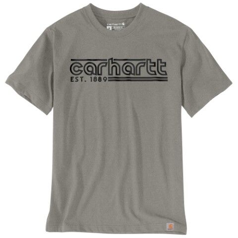 Carhartt Men's Relaxed Fit Lightweight Short Sleeve Logo Graphic T-Shirt