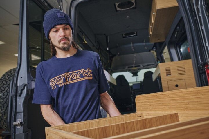 Carhartt Men's Relaxed Fit Lightweight Short Sleeve Logo Graphic T-Shirt