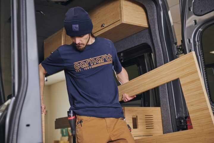 Carhartt Men's Relaxed Fit Lightweight Short Sleeve Logo Graphic T-Shirt