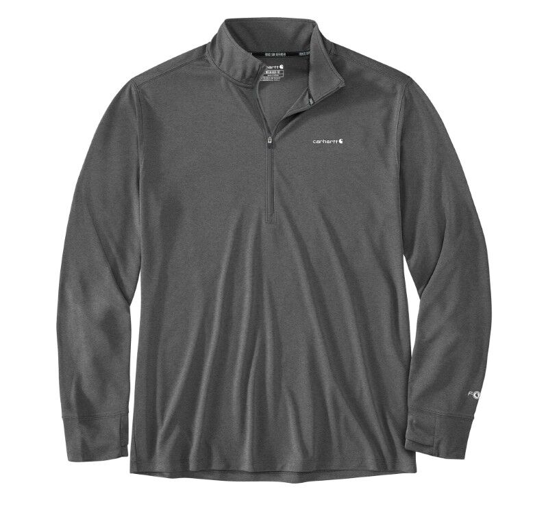 Carhartt Men's Force Sun Defender Relaxed Fit 1/2 Zip Pullover