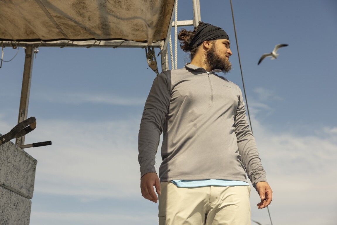 Carhartt Men's Force Sun Defender Relaxed Fit 1/2 Zip Pullover