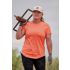 Carhartt Women's Carhartt Force Relaxed Fit Midweight Pocket T-Shirt in Coral Glow