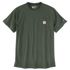 Carhartt Men's Carhartt Force Relaxed Fit Short Sleeve Pocket T-Shirt in Forestry Green Heather