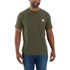 Carhartt Men's Force Relaxed Fit Midweight Short-Sleeve Pocket T-Shirt in Basil Heather